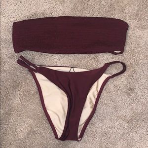 Dark purple Pacsun bikini